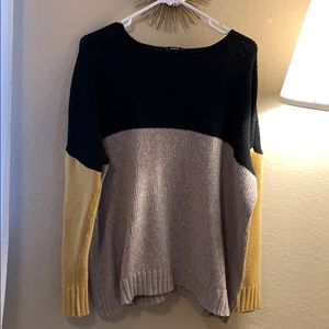 Shein colorblock sweater